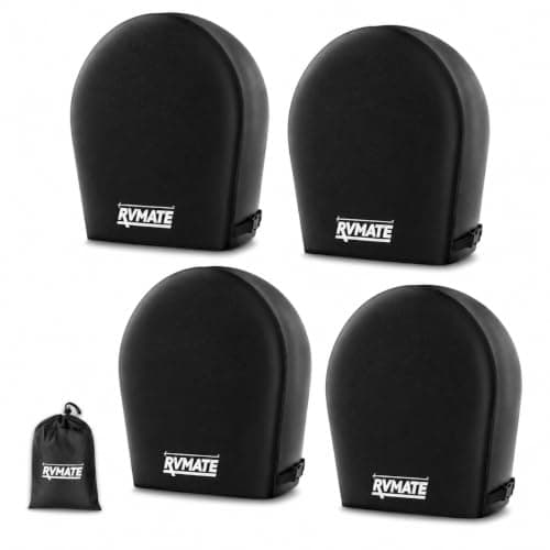 RVMATE RVMATE RV Tire Covers, 4-Pack, Fits 27-29 in Tires