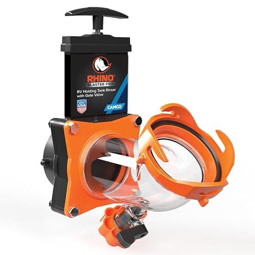 Camco Camco RhinoBlaster RV Tank Rinser with Gate Valve