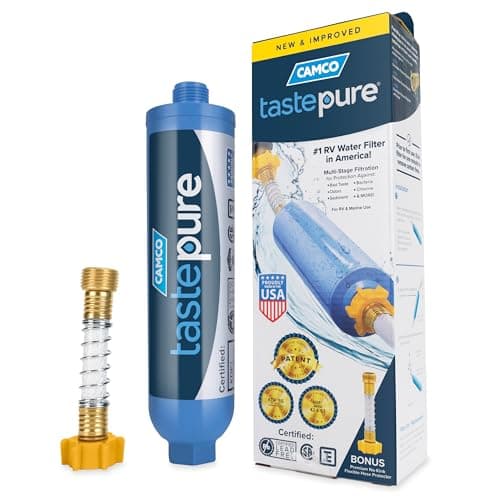 Camco Camco TastePURE RV Water Filter, GAC and KDF