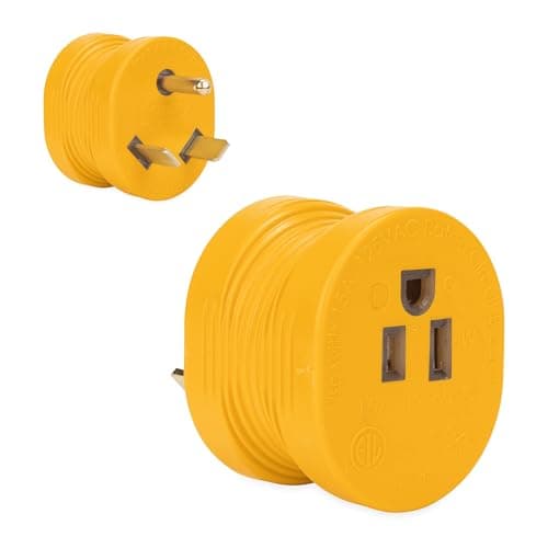Camco Camco PowerGrip Adapter, 30A Male to 15A Female, 55233