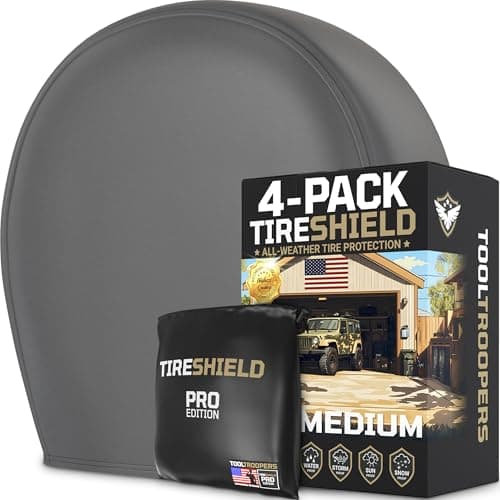 TIRESHIELD PRO TIRESHIELD PRO Tire Covers, Set of 4, Fits 26-28.75 in
