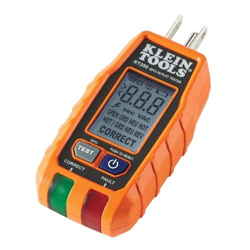 Klein Tools Klein Tools RT250 GFCI Outlet Tester with LCD Display
