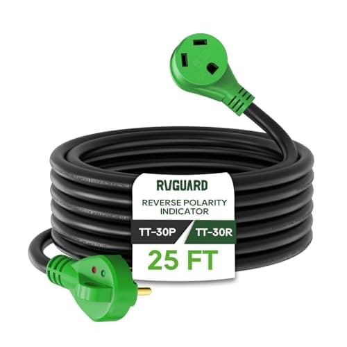 RVGUARD RVGUARD 30 Amp 25 ft RV Extension Cord with Polarity Indicator