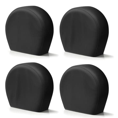 Explore Land Explore Land Tire Covers, 4-Pack, Fits 26-28.75 in, Black