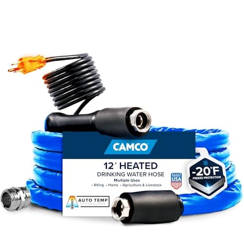 Camco Camco Heated Drinking Water Hose, 12 ft, 22910