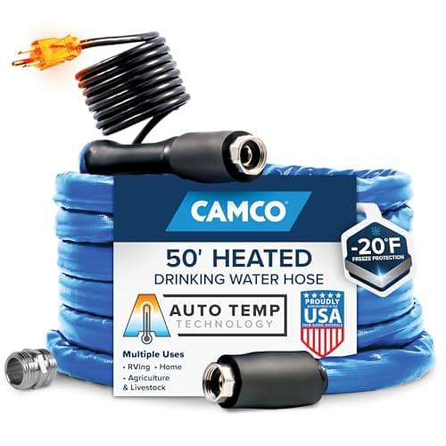 Camco Camco Heated Drinking Water Hose, 50 ft, 22912-A