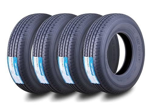 Free Country Free Country Grand Ride Trailer Tires, ST225/75R15 Load Range E, Set of 4